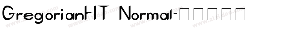 GregorianHT Normal字体转换